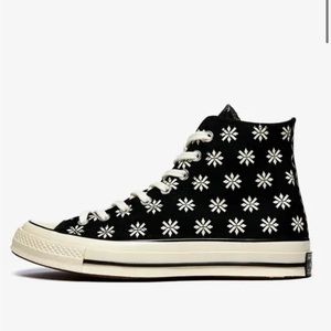 Converse Chuck 70 High Black 'Holiday Sweater’
